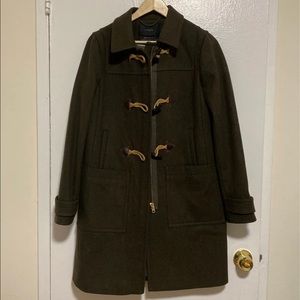 J.Crew Olive Coat